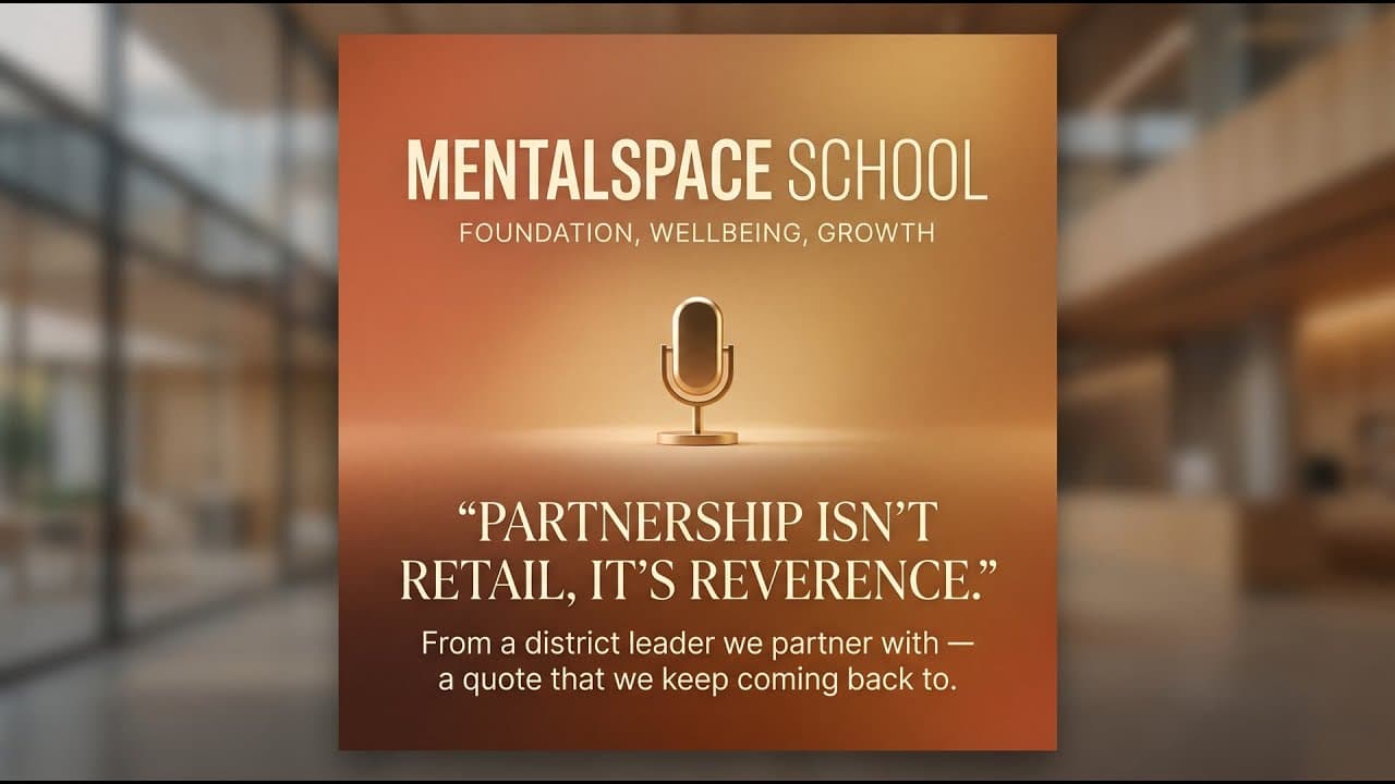 From a district leader we partner with β... | K-12 School Mental Health