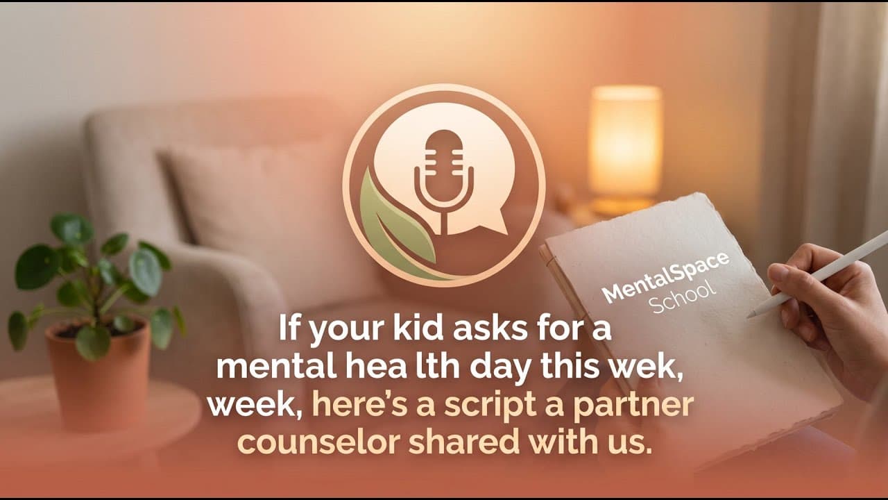 If your kid asks for a mental health day... | K-12 School Mental Health