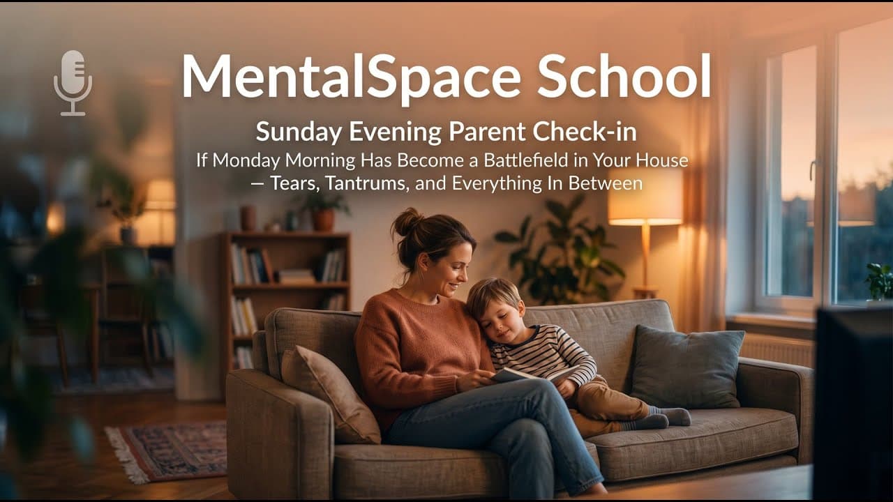 Sunday evening parent check-in: if Monday... | K-12 School Mental Health