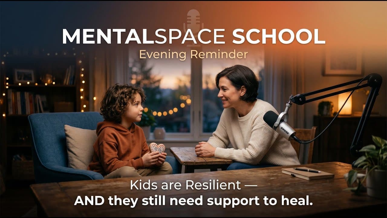 Evening reminder: kids are resilient β... | K-12 School Mental Health