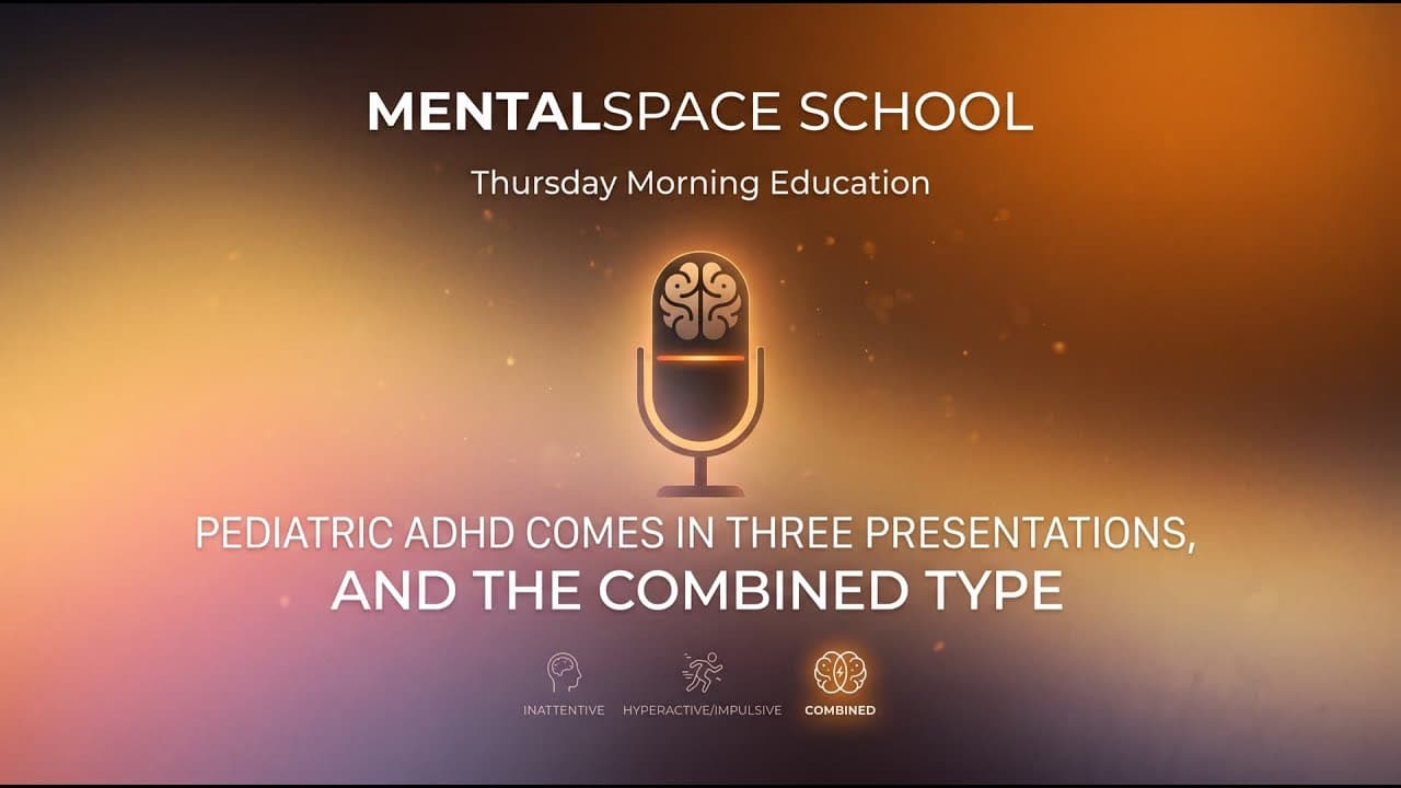 Thursday morning education β Pediatric... | K-12 School Mental Health