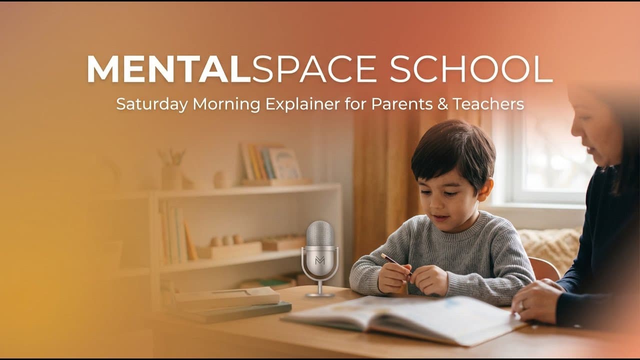 Saturday morning explainer for parents... | K-12 School Mental Health
