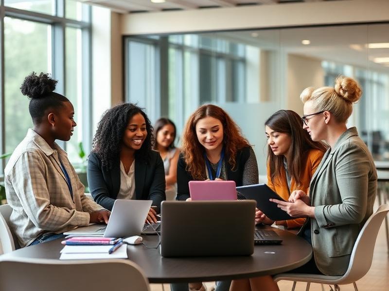 Diverse educators in mental health workshop